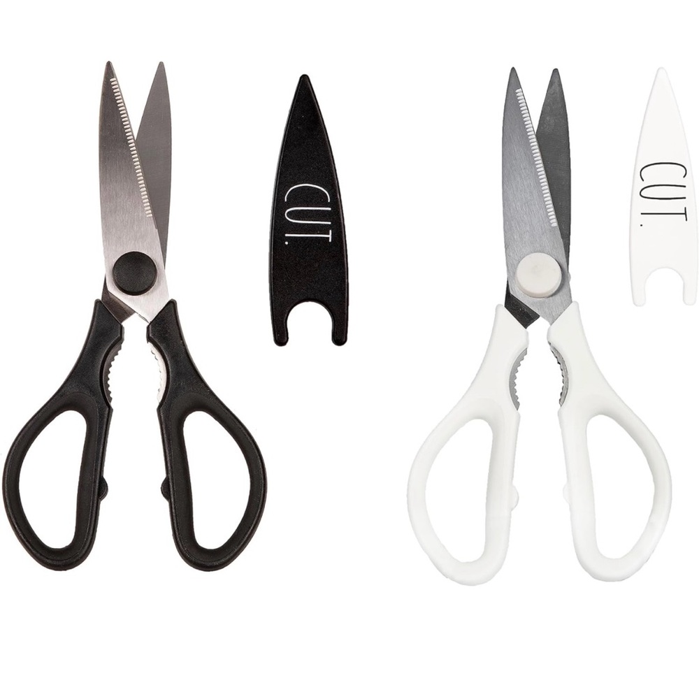 Rae Dunn 2 Stainless Steel Kitchen Scissor/ Shears NWT and New in Box